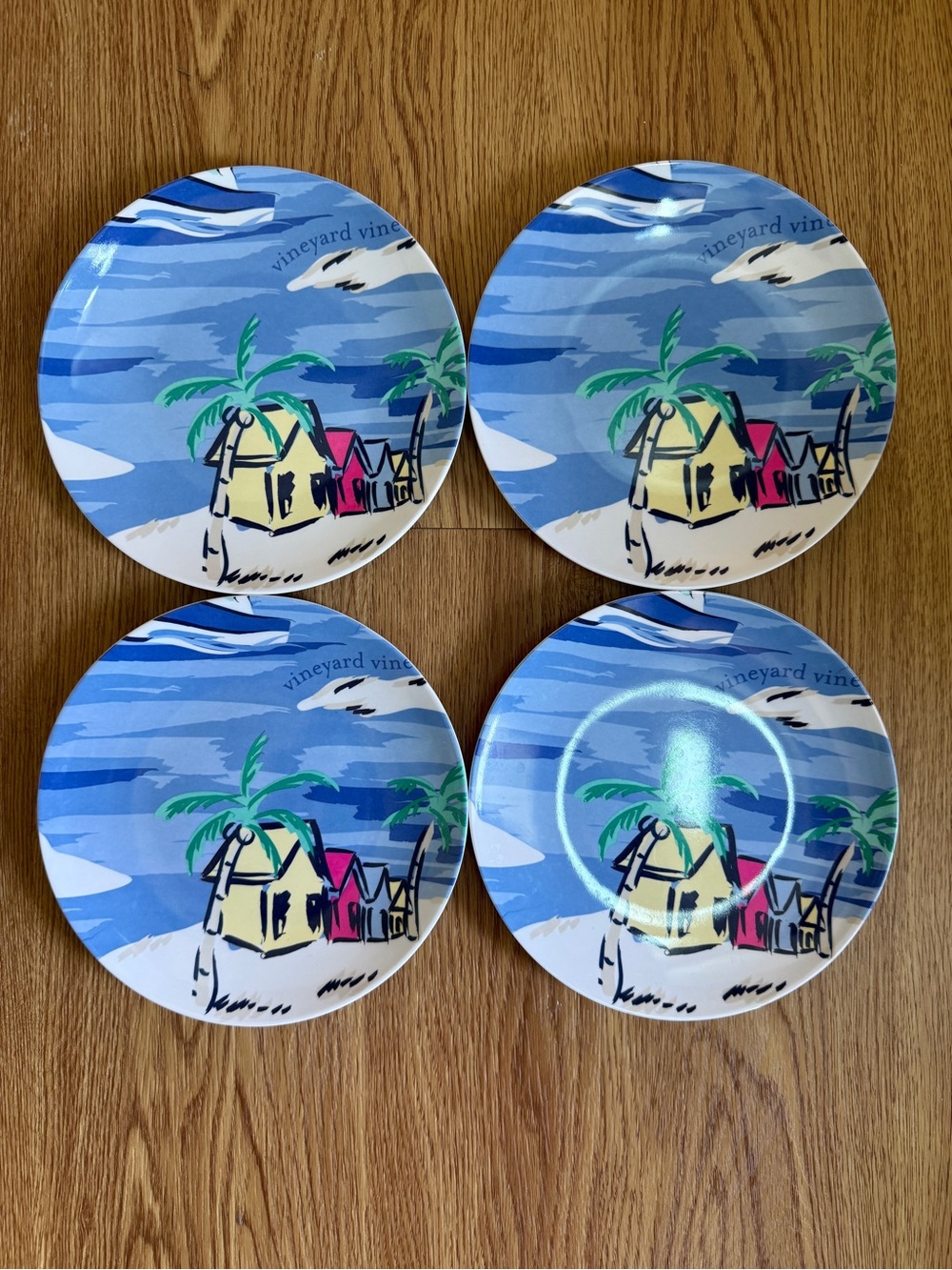 Vineyard Vines x Target Island Melamine Appetizer Plates Set of 4
